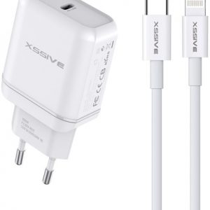 Xssive PD 20W 2in1 Charger+Cable Type-C to iPhone AC65PD – Wit
