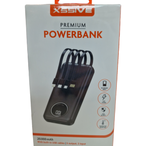 Xssive Powerbank incl. Cable 20.000mAh XSS-PB19