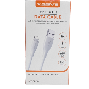 Xssive TPE Serie USB to 8 Pin Cable 1m XSS-TPE1M for iPhone – Wit