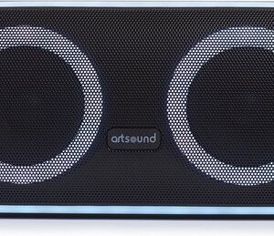 ARTSOUND Lightbeats L Draagbare Bluetooth luidspreker Zwart 126X291X110Mm