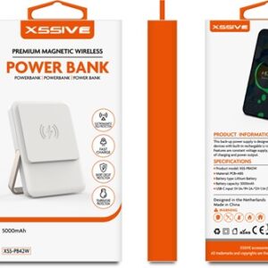 Xssive Magnetic Powerbank incl. Cable 10.000mAh XS-PB29W – Wit