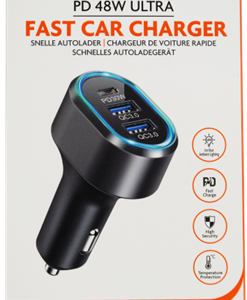 Xssive Fast Car Charger PD48W Ultra XSS-CC35 – Zwart