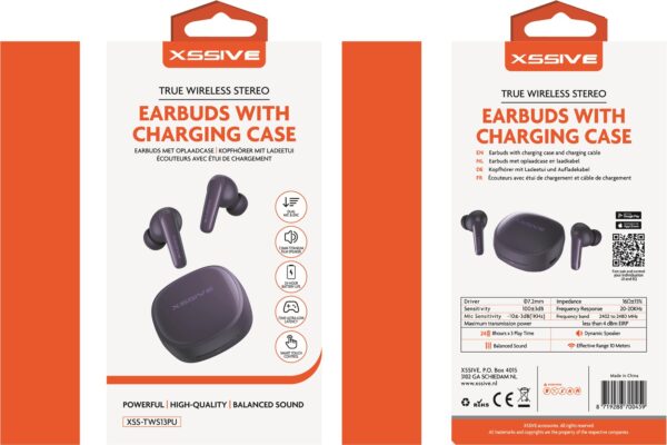 Xssive Wireless Earbuds XSS-TWS13B - Zwart - Afbeelding 4