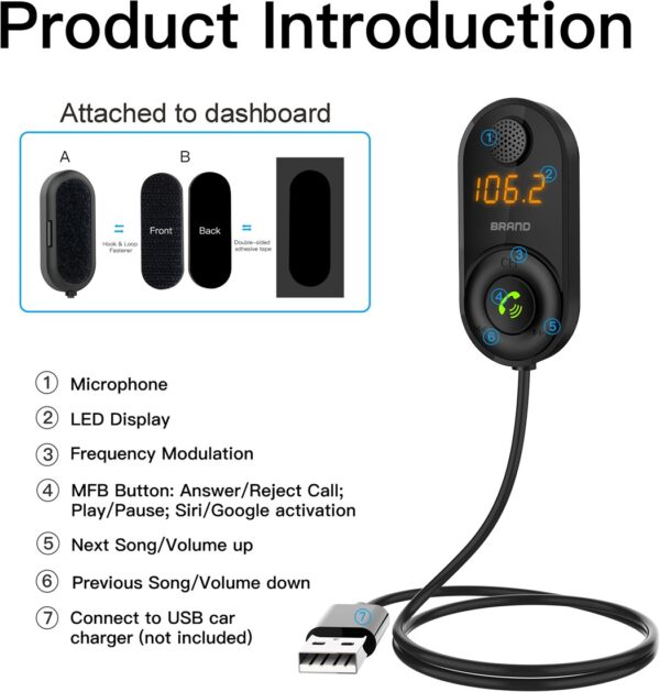 Xssive Wireless FM Transmitter + Music Player XSS-FM11 - Afbeelding 4