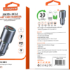 Xssive 53W PD+QC 3.0 Fast Car Charger XSS-CC37 - Zwart - Afbeelding 2
