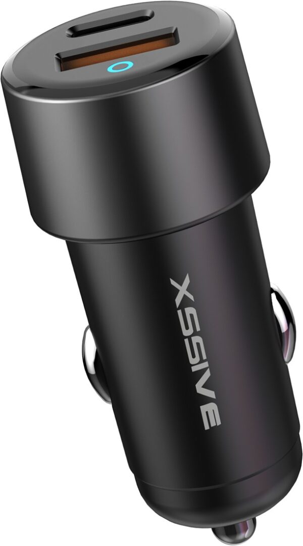 Xssive 85W PD+QC3.0 Fast Car Charger XSS-CC45 - Zwart