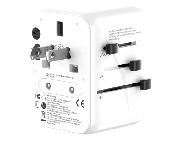 Xssive Worldwide Adapter 35W PD XSS-TR4W - Wit - Afbeelding 5