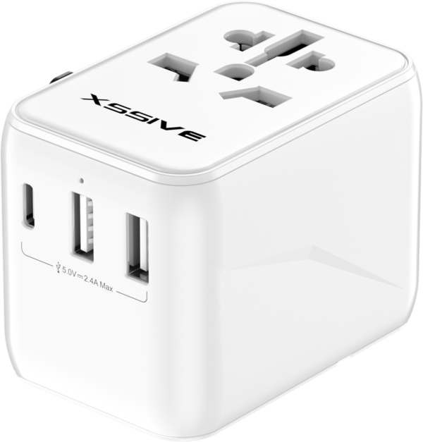 Xssive Worldwide Adapter XSS-TR3W - Wit