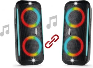ArtSound - LIGHTBEATS M, portable BT speaker, zwart