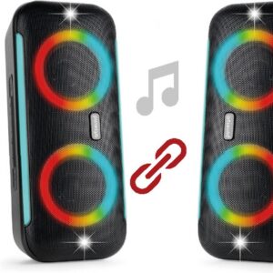 ArtSound – LIGHTBEATS M, portable BT speaker, zwart