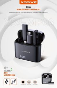 Xssive Dual Draadloze Microfoon Set (Lavalier) XSS-MP03