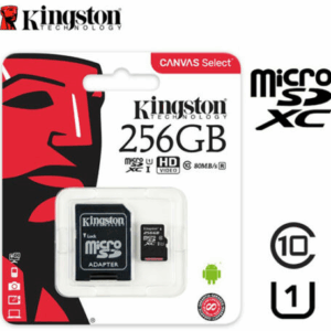 Kingston MicroSD + Adapter 256GB Class 10