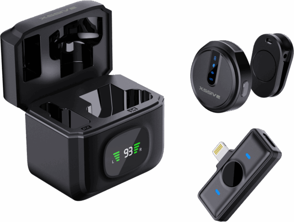 Xssive Draadloze Microfoon for iPhone 8-Pin (Lavalier) XSS-MP02 - Afbeelding 3