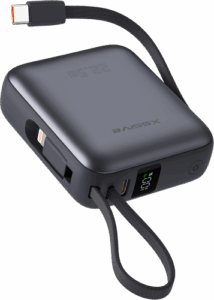 Xssive Mini Powerbank Fast Charge incl. Cable 10000mAh XSS-PB45 Mini - Zwart