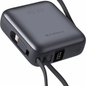 Xssive Mini Powerbank Fast Charge incl. Cable 10000mAh XSS-PB45 Mini - Zwart