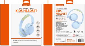 Xssive Wired Headset for Kids XSS-KH10BL - Blauw