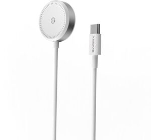 Xssive Magnetic Charging Cable for iWatch & Samsung Watch XSS-WATCH4W 2IN1 - Wit