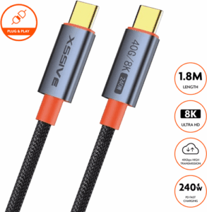 Xssive Super Fast Data Charging Cable XSS-USB4 1.8M