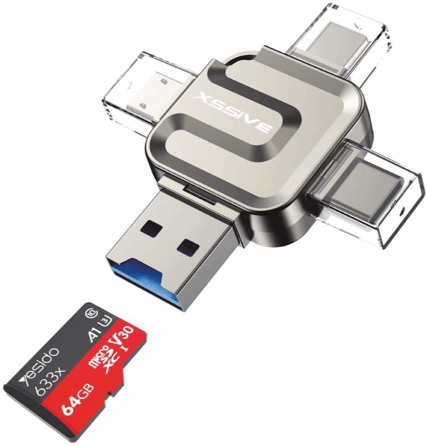 Xssive 4in1 Multifunction Card Reader XSS-OT20N