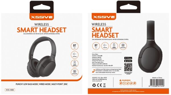 Xssive Wireless Headset XSS-H8B - Zwart - Afbeelding 2