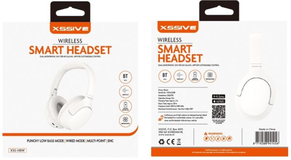 Xssive Wireless Headset XSS-H8W - Wit - Afbeelding 3