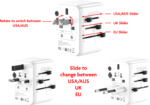 Xssive Worldwide Adapter XSS-TR3W - Wit - Afbeelding 5