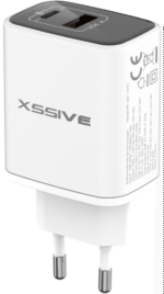 Xssive GaN 67W PD Quick Charger XSS-AC72CA - Wit
