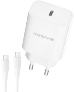 Xssive PD 20W Quick Charger+C-C Kabel XSS-AC65NW CC - Wit