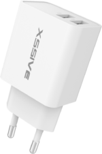 Xssive Duo USB Charger+Cable Micro 2.1A XSS-AC54-M - Wit - Afbeelding 3