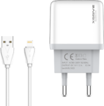 Xssive Duo USB Charger+Cable for iPhone 2.1A XSS-AC54-IP - Wit