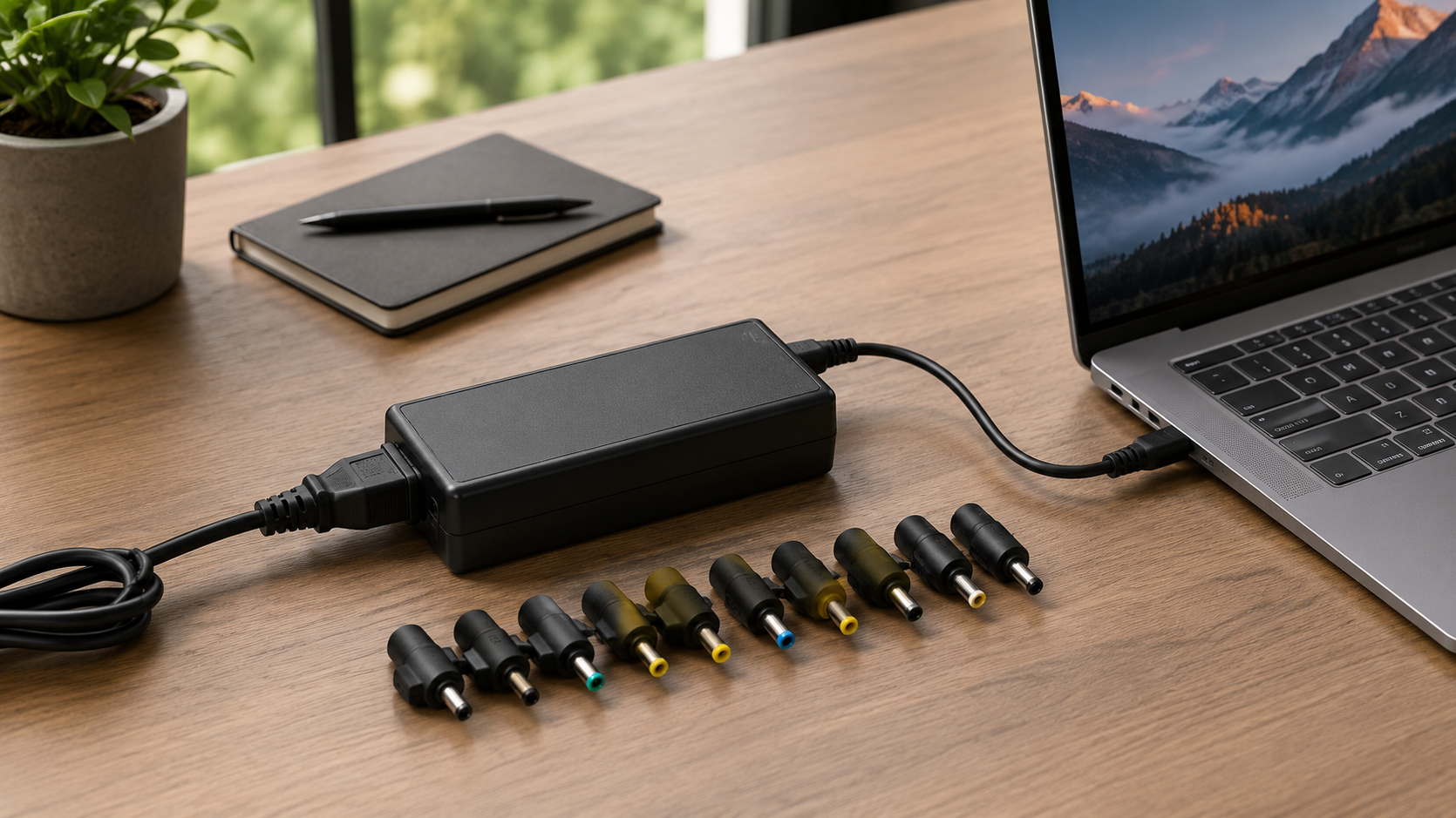 IMG_3543 Xssive Notebook/Laptop Lader 90W/14 Plugs - Afbeelding 1