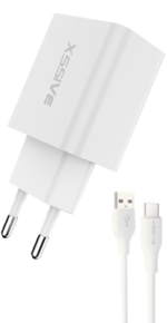 Xssive 18W QC Quick Charger & USB-C Cable XSS-AC61N AC - Wit