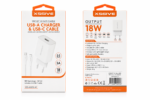 Xssive 18W QC Quick Charger & USB-C Cable XSS-AC61N AC - Wit - Afbeelding 3