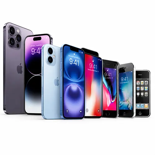 iPhone 17 t/m iPhone 4
