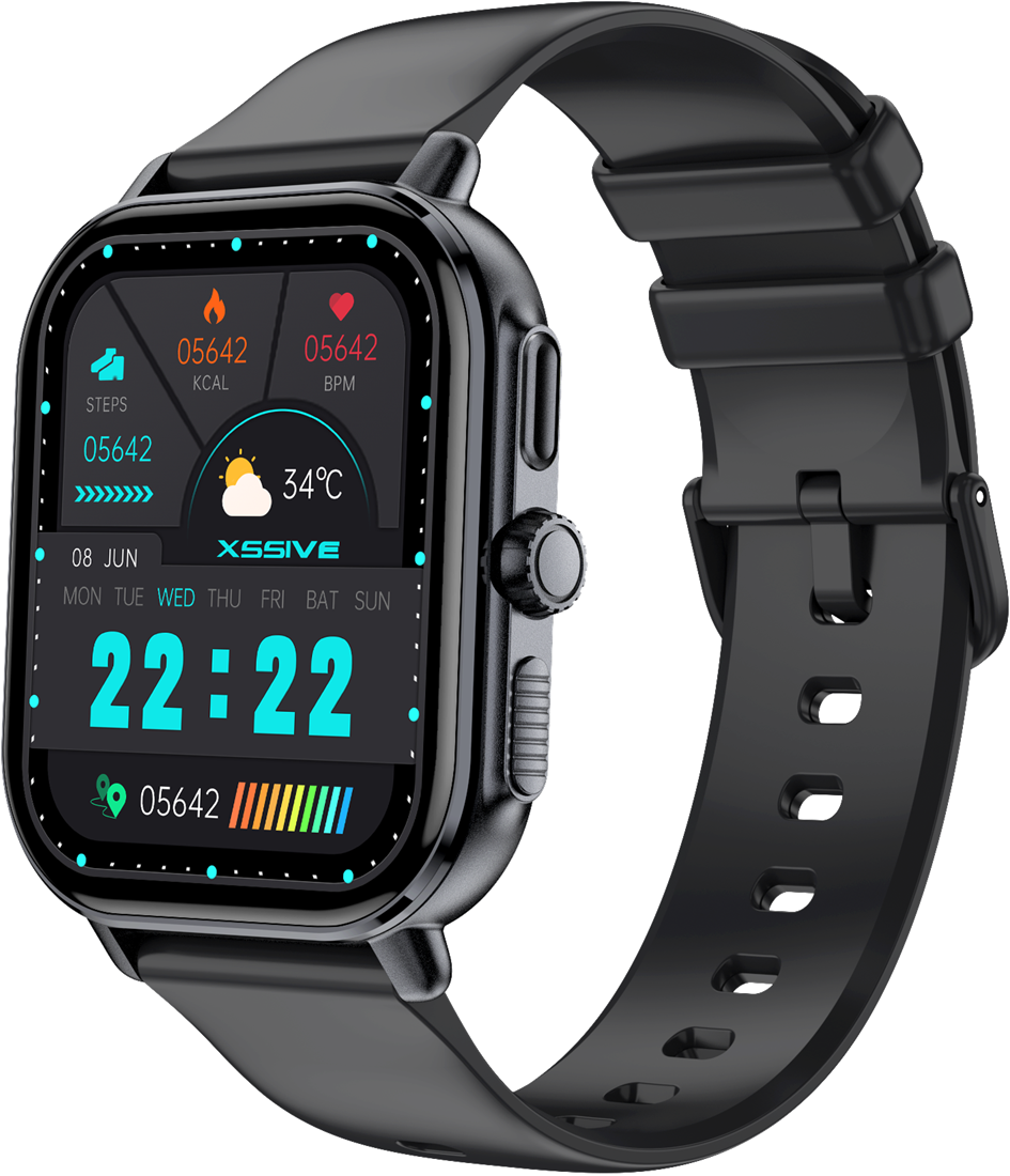 IMG_4553 Xssive Smart Watch XSS-SW14 - Zwart - Afbeelding 1