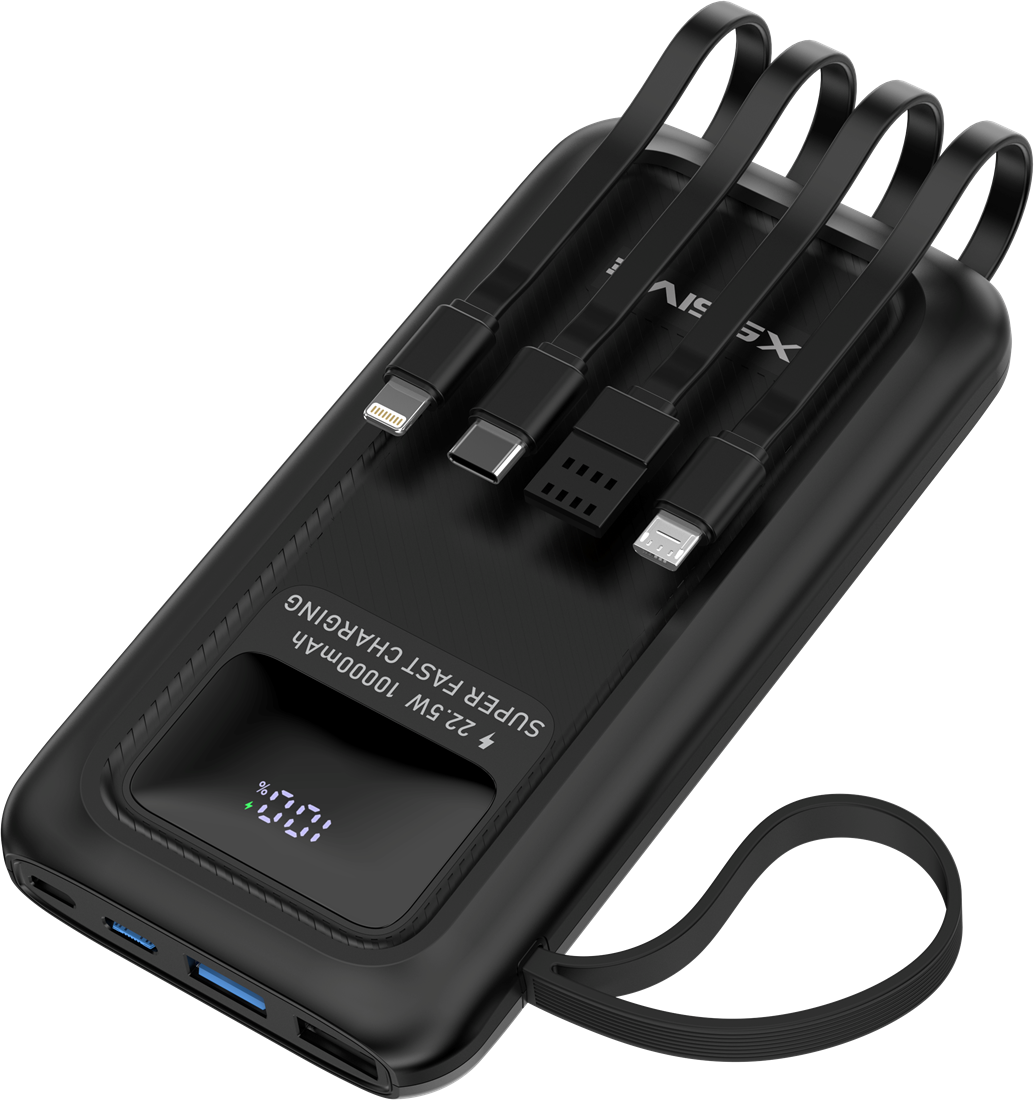 IMG_4638 Xssive 22.5W PD Powerbank incl. Cable 10.000mAh XSS-PB47N - Afbeelding 1