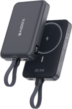 Xssive Magnetic Wireless Powerbank with Cable 10.000 mAh XS-PB51B - Zwart