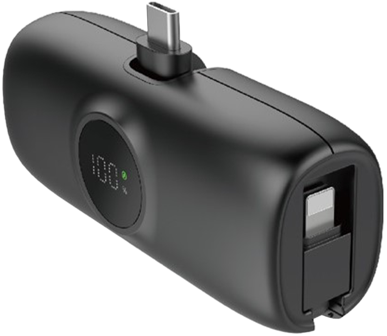 IMG_4796 Xssive Premium Mini Powerbank For USB-C With iPhone Cable 5000mAh XSS-PB40CB - Afbeelding 1
