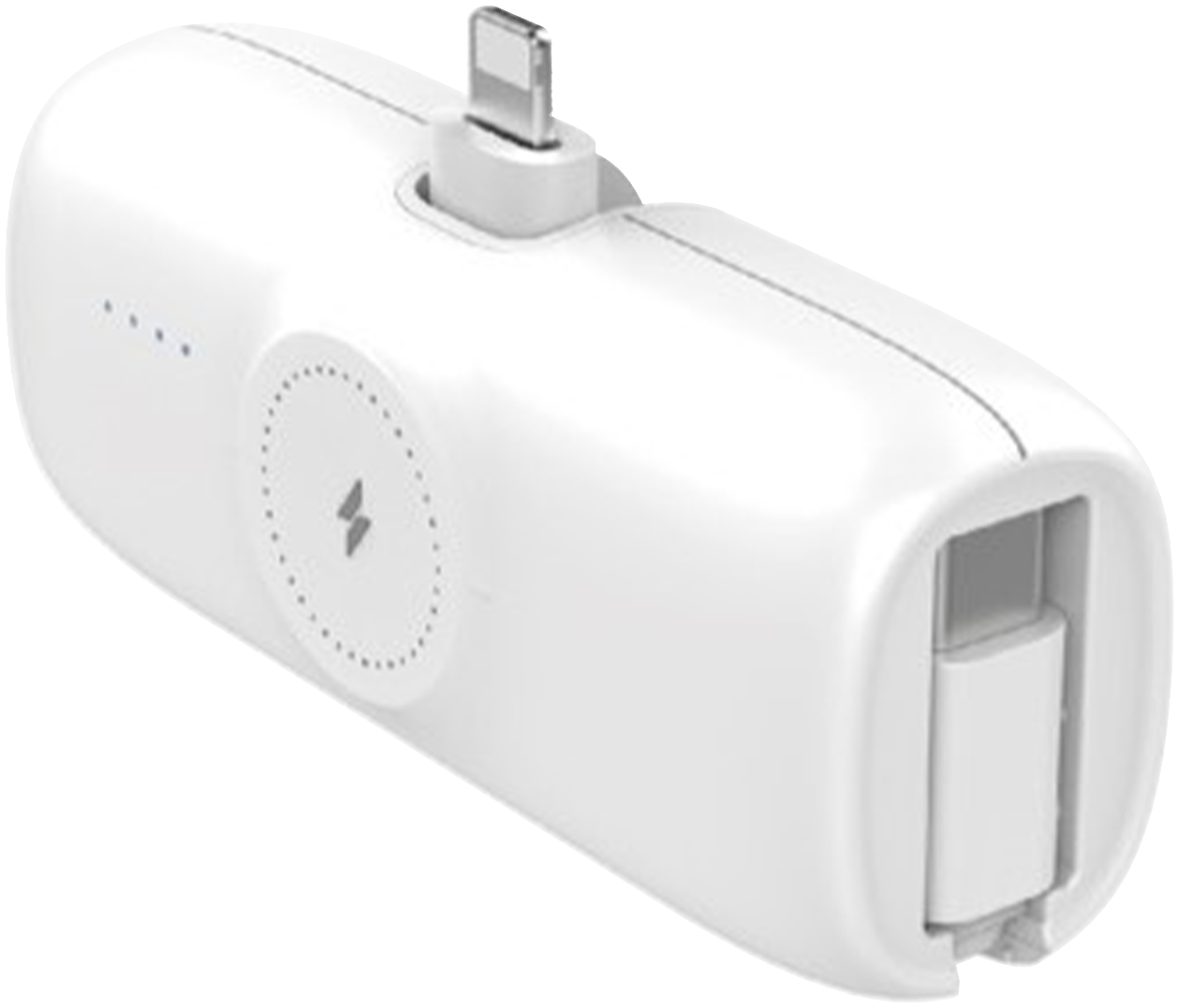 IMG_4836 Xssive Premium Mini Powerbank For iWatch & iPhone With USB-C Cable 5000mAh XSS-PB41LW - Afbeelding 1